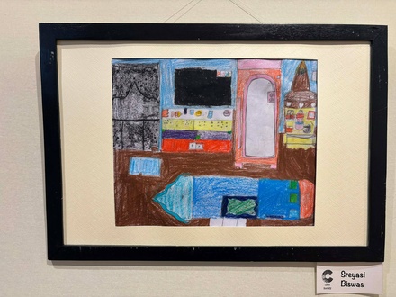 Painting by Sreyasi